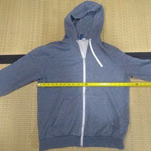 H&M zip up hooded sweatshirt, black (size Large) hoodie